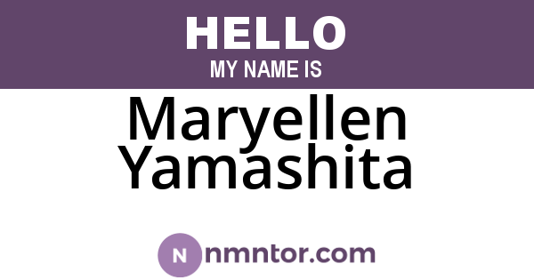 Maryellen Yamashita