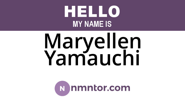Maryellen Yamauchi