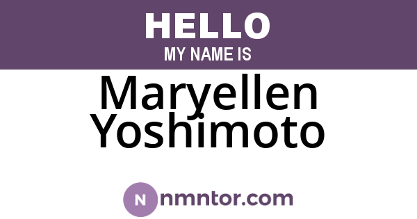 Maryellen Yoshimoto