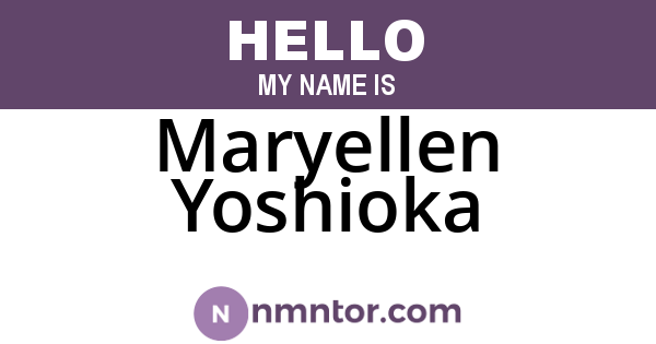 Maryellen Yoshioka