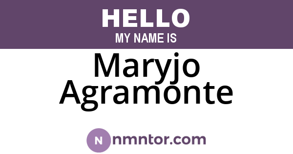 Maryjo Agramonte
