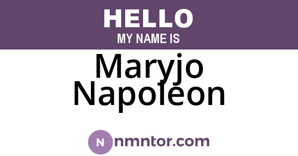Maryjo Napoleon