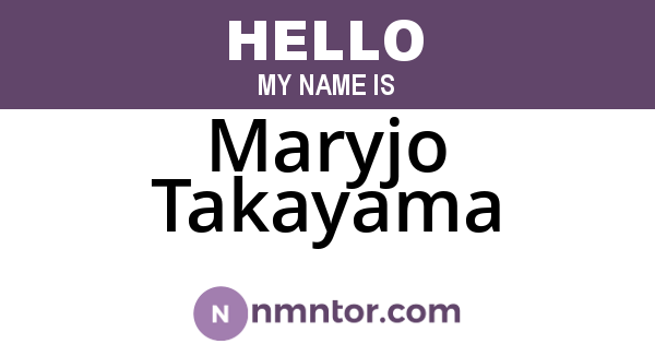 Maryjo Takayama