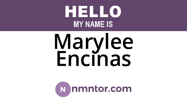 Marylee Encinas