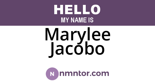 Marylee Jacobo