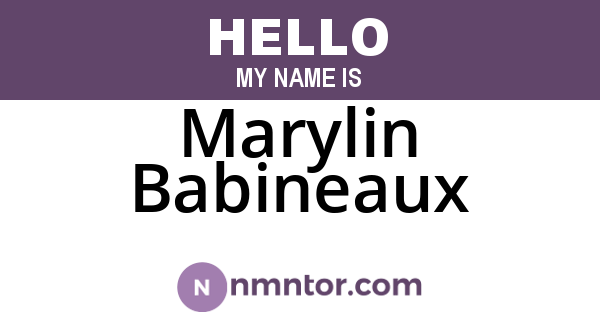 Marylin Babineaux