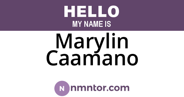 Marylin Caamano