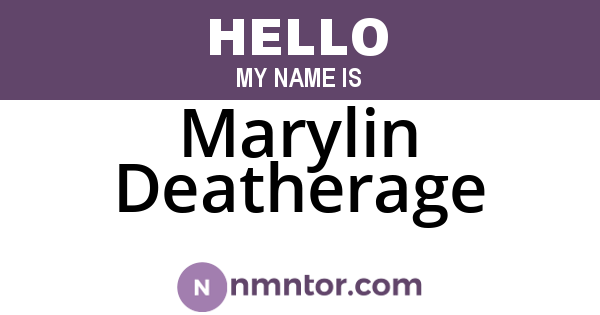 Marylin Deatherage