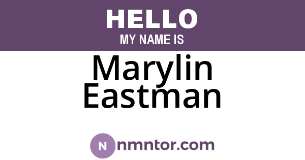Marylin Eastman