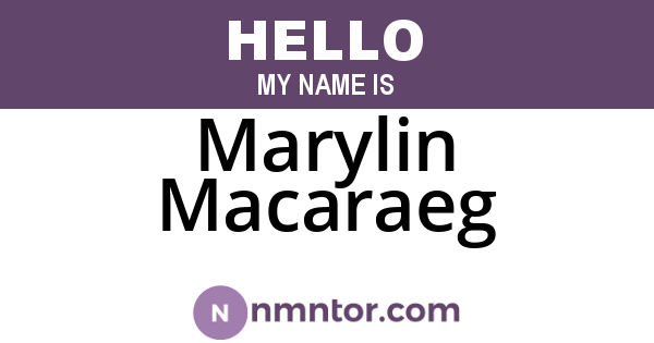 Marylin Macaraeg