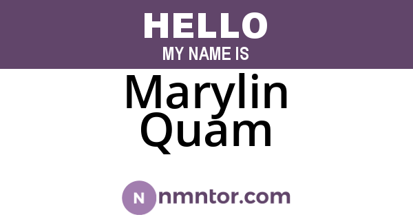 Marylin Quam