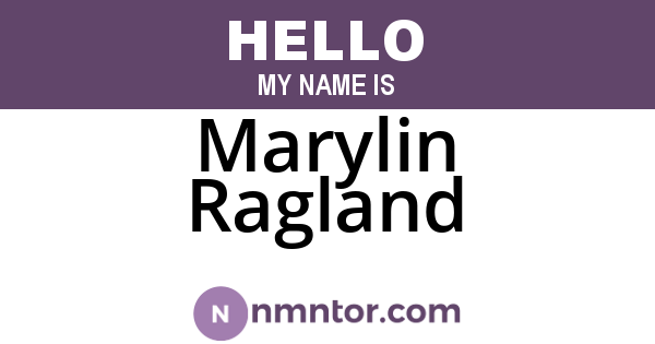 Marylin Ragland