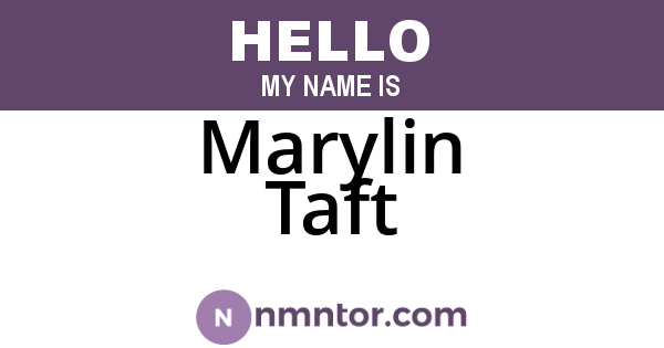 Marylin Taft