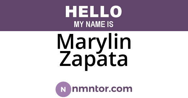 Marylin Zapata