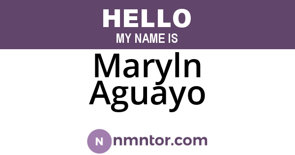 Maryln Aguayo