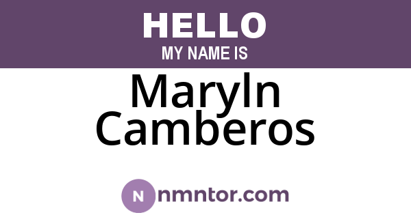 Maryln Camberos