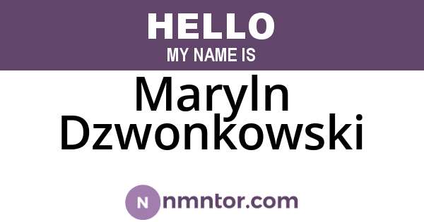 Maryln Dzwonkowski