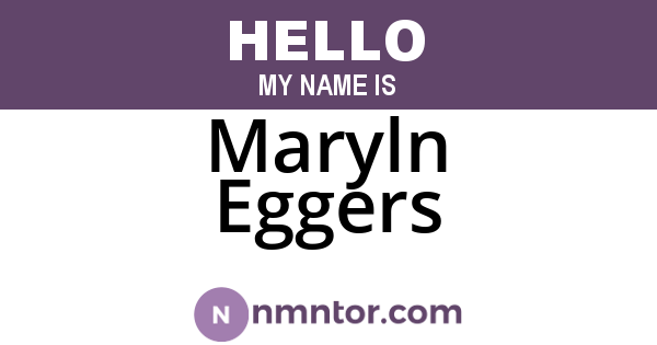 Maryln Eggers