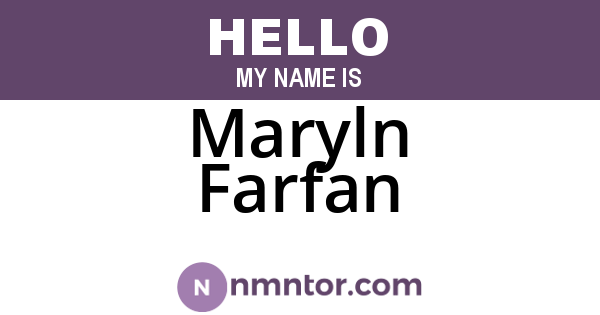 Maryln Farfan