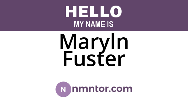 Maryln Fuster