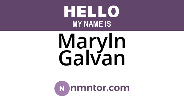 Maryln Galvan