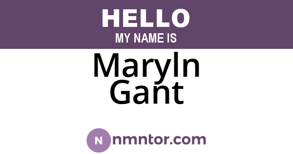 Maryln Gant