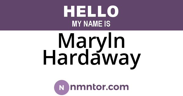 Maryln Hardaway