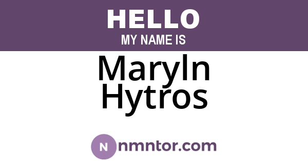 Maryln Hytros