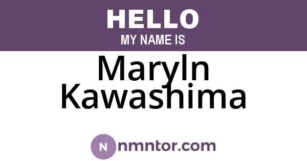 Maryln Kawashima