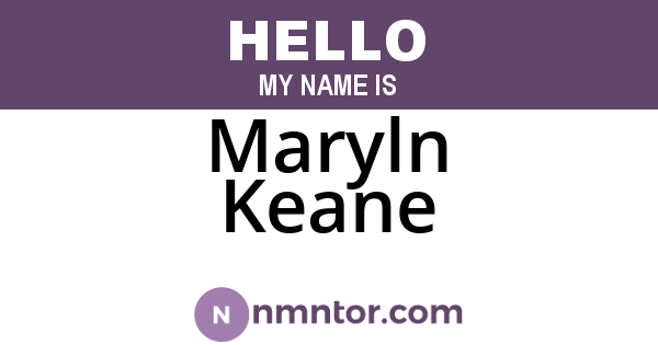 Maryln Keane