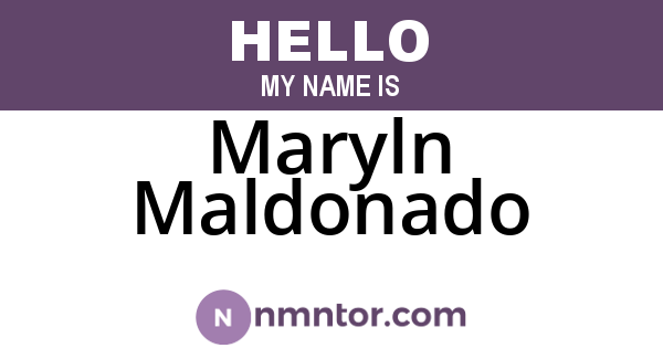 Maryln Maldonado