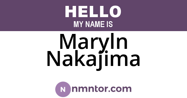Maryln Nakajima