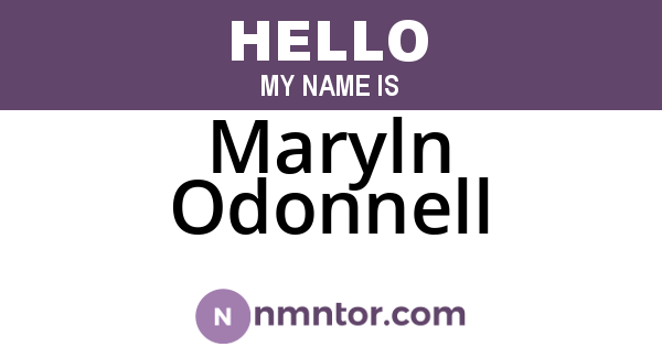 Maryln Odonnell
