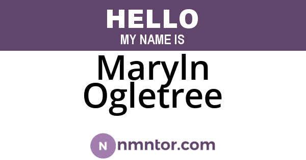 Maryln Ogletree