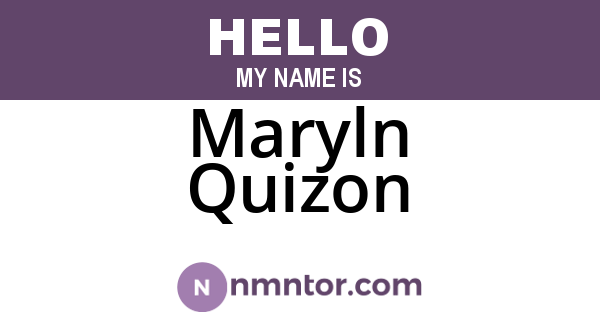 Maryln Quizon