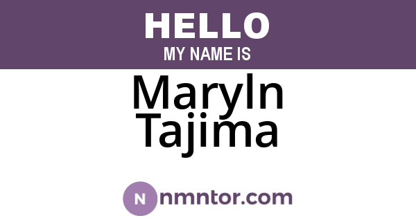 Maryln Tajima
