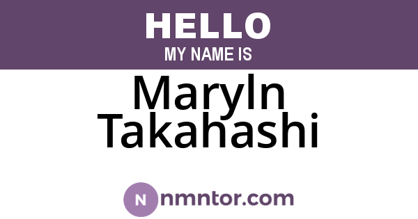 Maryln Takahashi