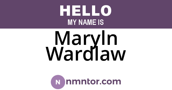 Maryln Wardlaw