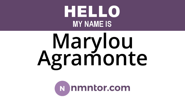 Marylou Agramonte