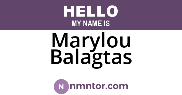 Marylou Balagtas