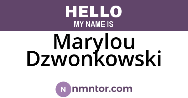 Marylou Dzwonkowski