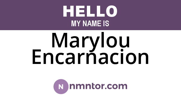 Marylou Encarnacion