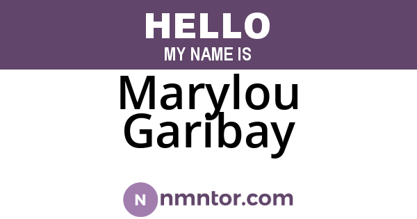 Marylou Garibay