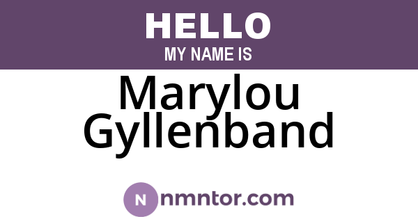 Marylou Gyllenband