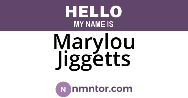 Marylou Jiggetts