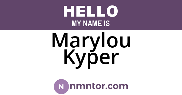 Marylou Kyper