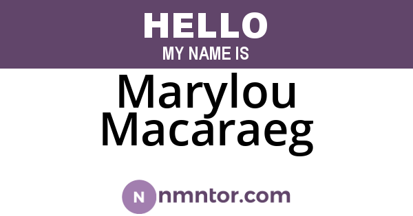 Marylou Macaraeg