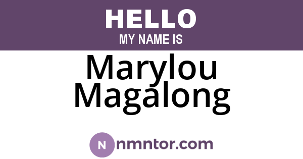 Marylou Magalong