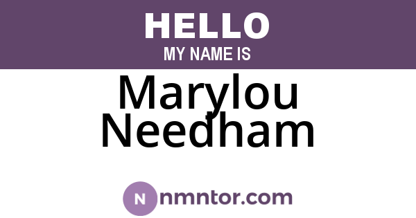 Marylou Needham