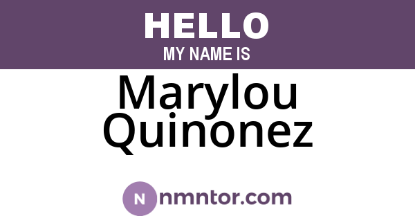 Marylou Quinonez